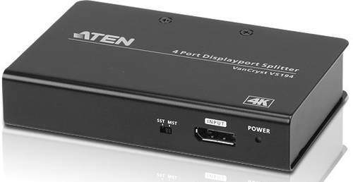 ATEN VS192-AT-G DisplayPort-Splitter 4096 x 2160 Pixel Schwarz von Aten