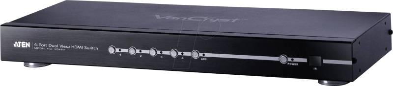 ATEN VS482 - 4-Port-HDMI-Switch mit Dualausgang von Aten