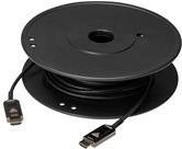 ATEN VanCryst VE781030 - HDMI-Kabel - HDMI (M) bis HDMI (M) - 30,0m - Hybrid Kupfer/Kohlefaser - Schwarz - 4K Unterstützung, Active Optical Cable (AOC) (VE781030) von Aten