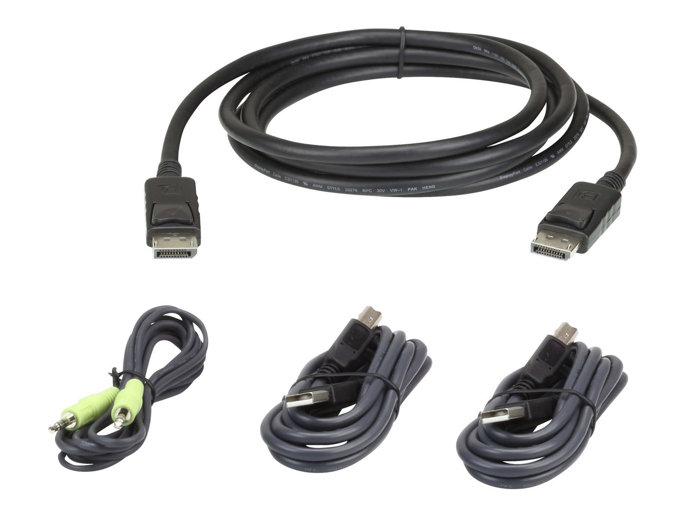 Aten ATEN 2L-7D03UDPX4 USB DisplayPort Secure KVM Kabel Set 3M Video-Kabel von Aten