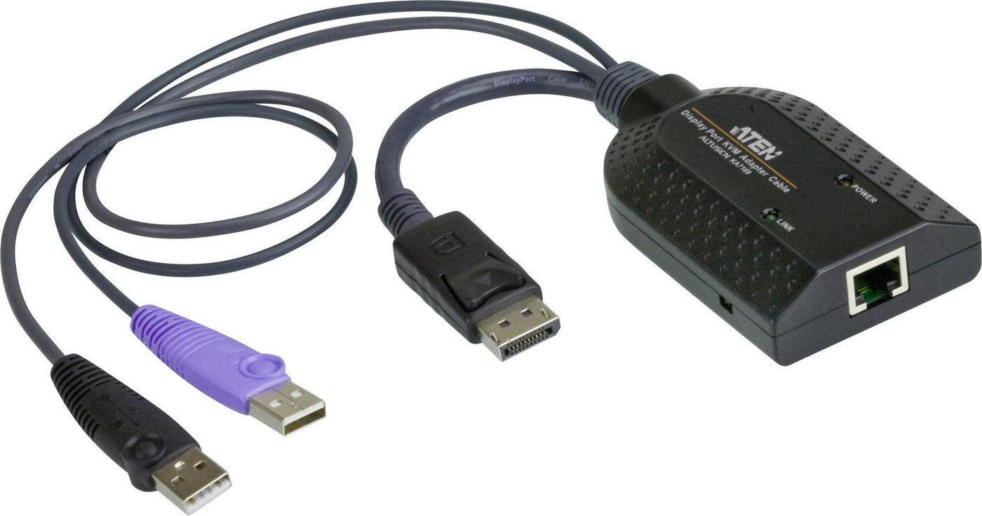 Aten ATEN USB - Displayport to Cat5e/6 KVM Adapter Cab Netzwerk-Switch von Aten