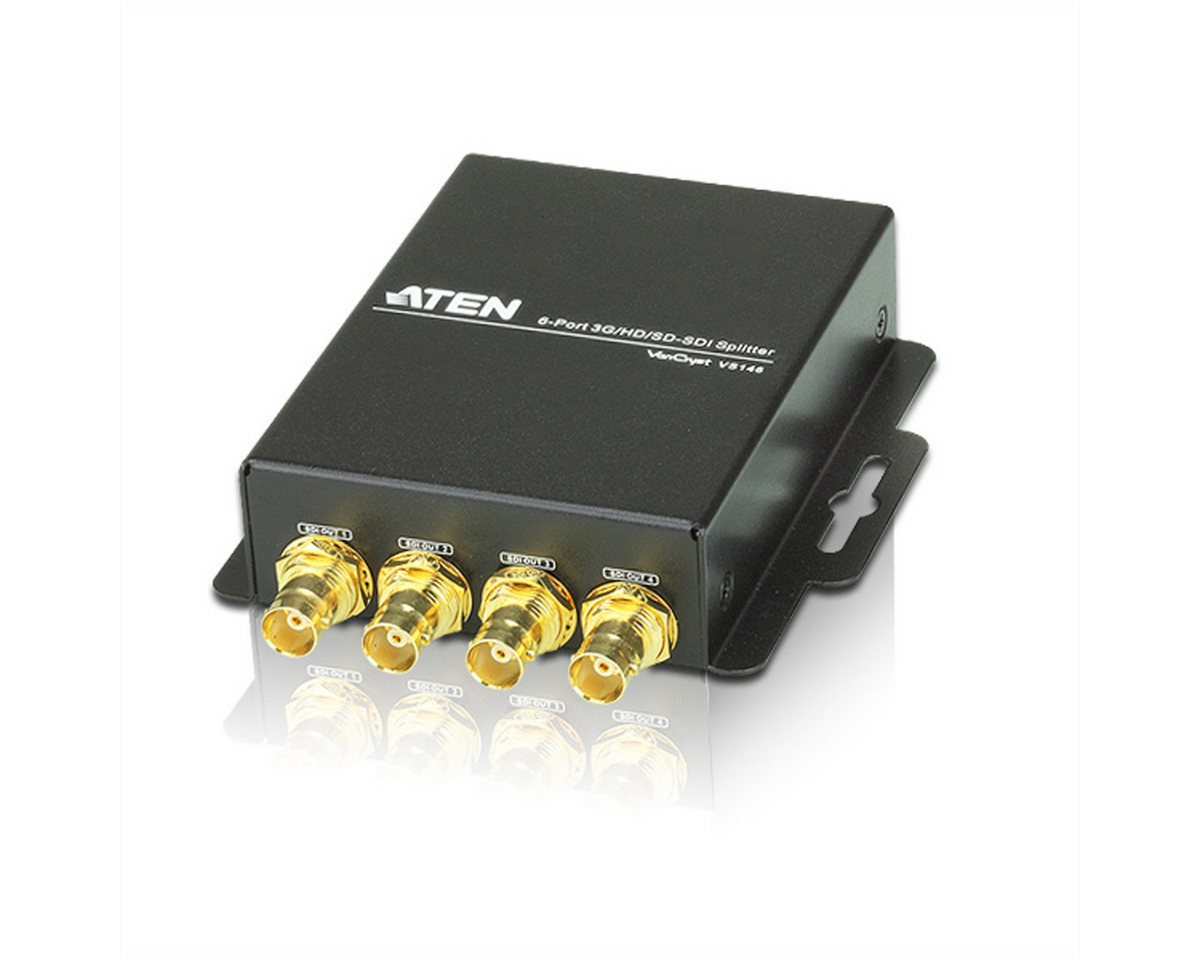 Aten ATEN VS146-AT-G 6-Port to 3G/HD/SD-SDI Splitter Netzwerk-Switch von Aten