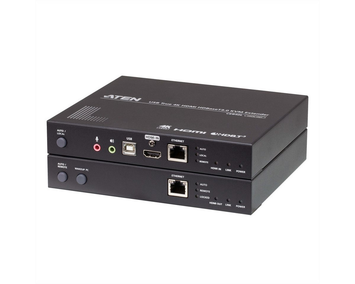 Aten CE840 USB True 4K HDMI KVM Extender Audio- & Video-Adapter, 10000.0 cm, HDBaseT 3.0 von Aten