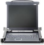 Aten CL1000M 1U Schwarz Tastatur/Video/Maus (KVM)-Switch (CL1000M-ATA-2XK06FG) von Aten