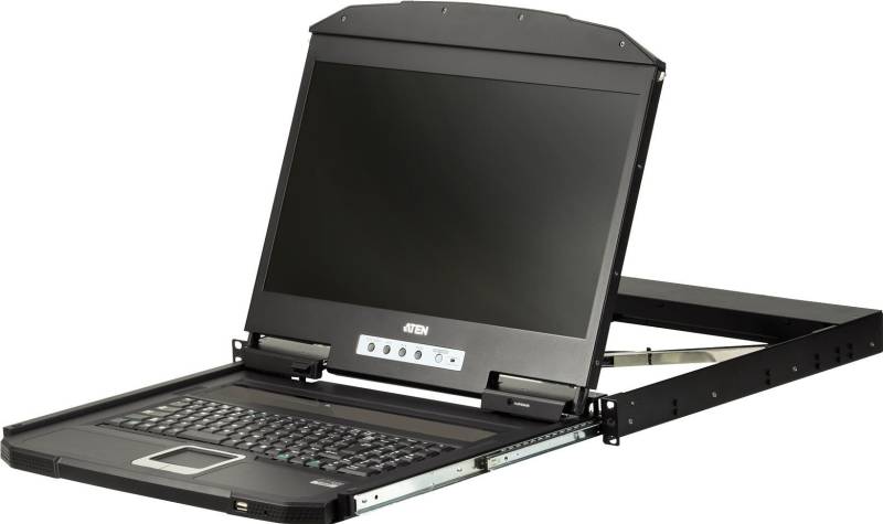 Aten CL3700NW. Bildschirmdiagonale: 47 cm (18.5 ), Bildschirmauflösung: 1920 x 1080 Pixel, Helligkeit: 350 cd/m². Tastatur Porttyp: USB, Maus-Porttyp: USB, Video Porttyp: HDMI. Netzteiltyp: AC, Netzteil Eingansgsspannung: 100 - 240 V, Netzteilfrequenz: 50/60 Hz. Breite: 477 mm, Höhe: 42,8 mm, Tiefe: 480,6 mm. Mitgelieferte Kabel: AC, HDMI, USB (CL3700NW-NORDIC) von Aten