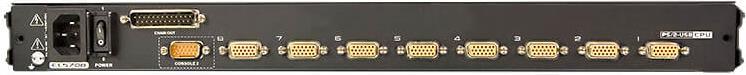 Aten CL5708M Tastatur/Video/Maus (KVM)-Switch Rack-Einbau Schwarz (CL5708M US) von Aten