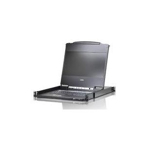 Aten CL6700MW 1U Schwarz Tastatur/Video/Maus (KVM)-Switch (CL6700MW-AT-XG-2XK06A1G) von Aten