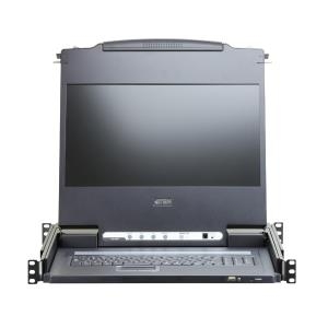 Aten CL6700MW Konsolenregal 43,9 cm (17.3 ) 1920 x 1080 Pixel Metall Schwarz 1U (CL6700MW F) von Aten