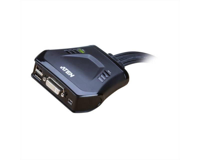 Aten CS22D 2-Port USB DVI KVM Switch Computer-Adapter von Aten