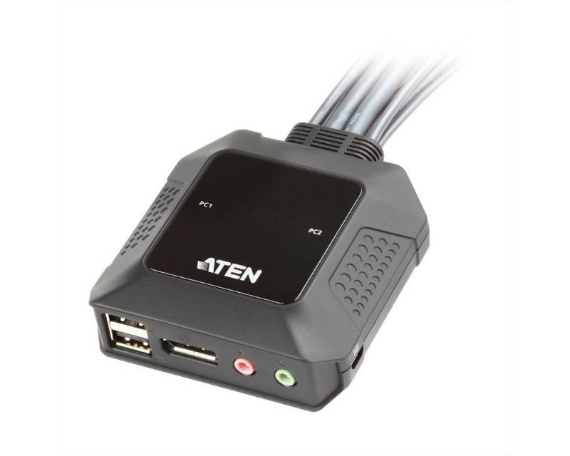 Aten CS22DP 2-Port USB DisplayPort KVM Switch Computer-Adapter von Aten