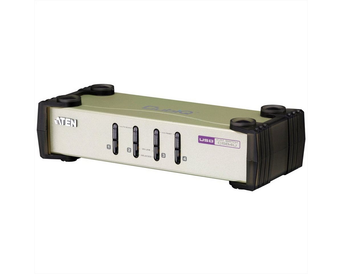 Aten CS84U KVM Switch VGA, PS/2+USB, 4 Ports Computer-Adapter von Aten