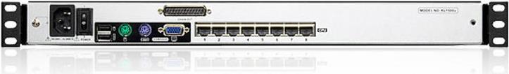 Aten KL1508AN Tastatur/Video/Maus (KVM)-Switch Rack-Einbau Schwarz (KL1508AN F) von Aten
