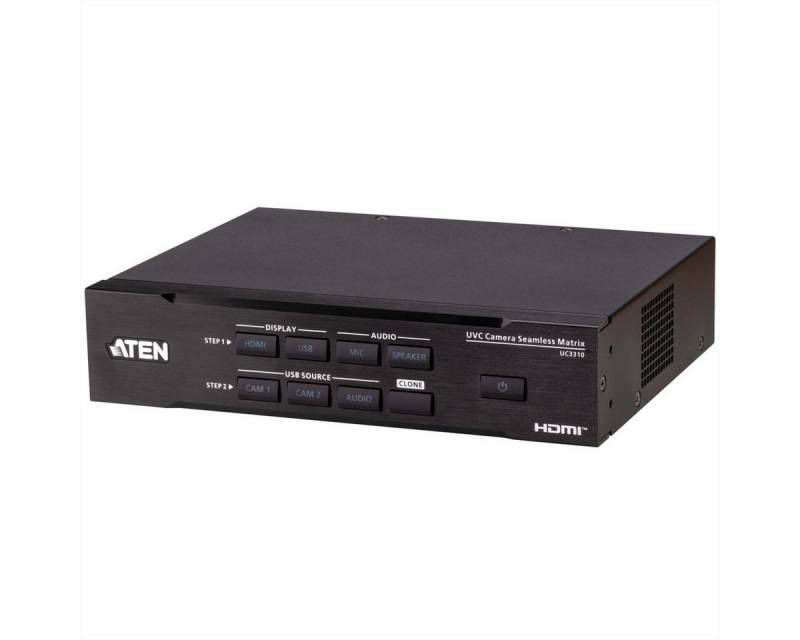 Aten UC3310 CAMLIVE MX Dual 4K UVC Kamera Seamless Matrix Audio- & Video-Adapter von Aten
