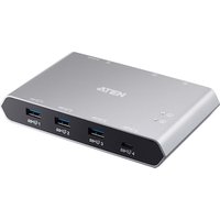 Aten US3342 2 x 4-Port USB 3.0 Sharing Switch Power Pass-Through/ File Sharing von Aten