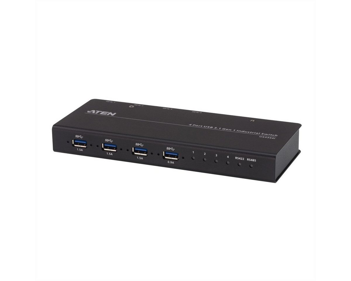 Aten US3344i Industrie Hub Switch 4 x 4 USB 3.1 Gen 1 Computer-Adapter von Aten
