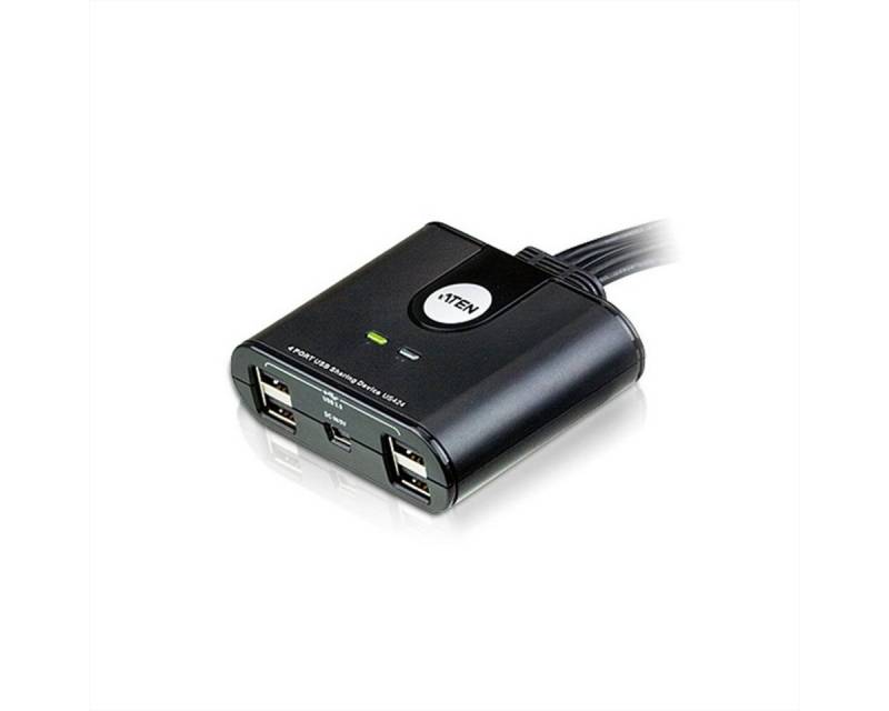 Aten US424 USB 2.0-Peripheriegeräte-Switch mit 4 Ports Computer-Adapter von Aten