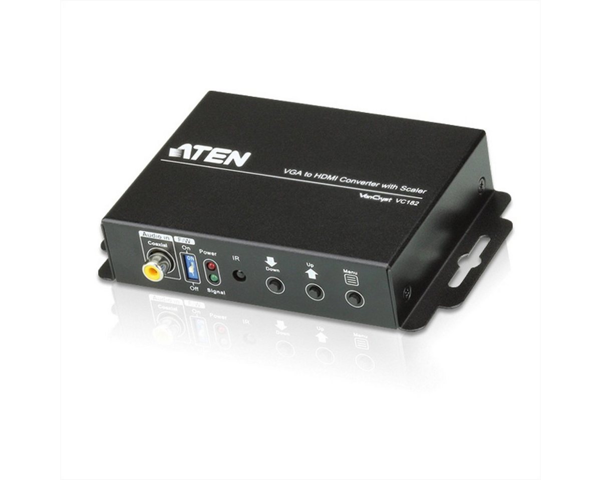 Aten VC182 VGA zu HDMI Konverter mit Skalierfunktion Audio- & Video-Adapter von Aten