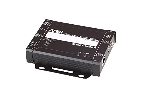 Aten VE1812 HDMI HDBaseT Extender mit POH schwarz Aten VE1812 HDMI HDBaseT Extender mit POH schwarz von Aten