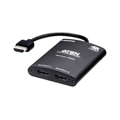 Aten VS82H 2-Port True 4K HDMI Splitter mit gefixtem HDMI Input von Aten