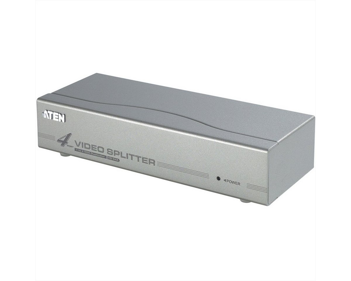 Aten VS94A VGA Video-Splitter, 350MHz, 4fach Audio- & Video-Adapter von Aten