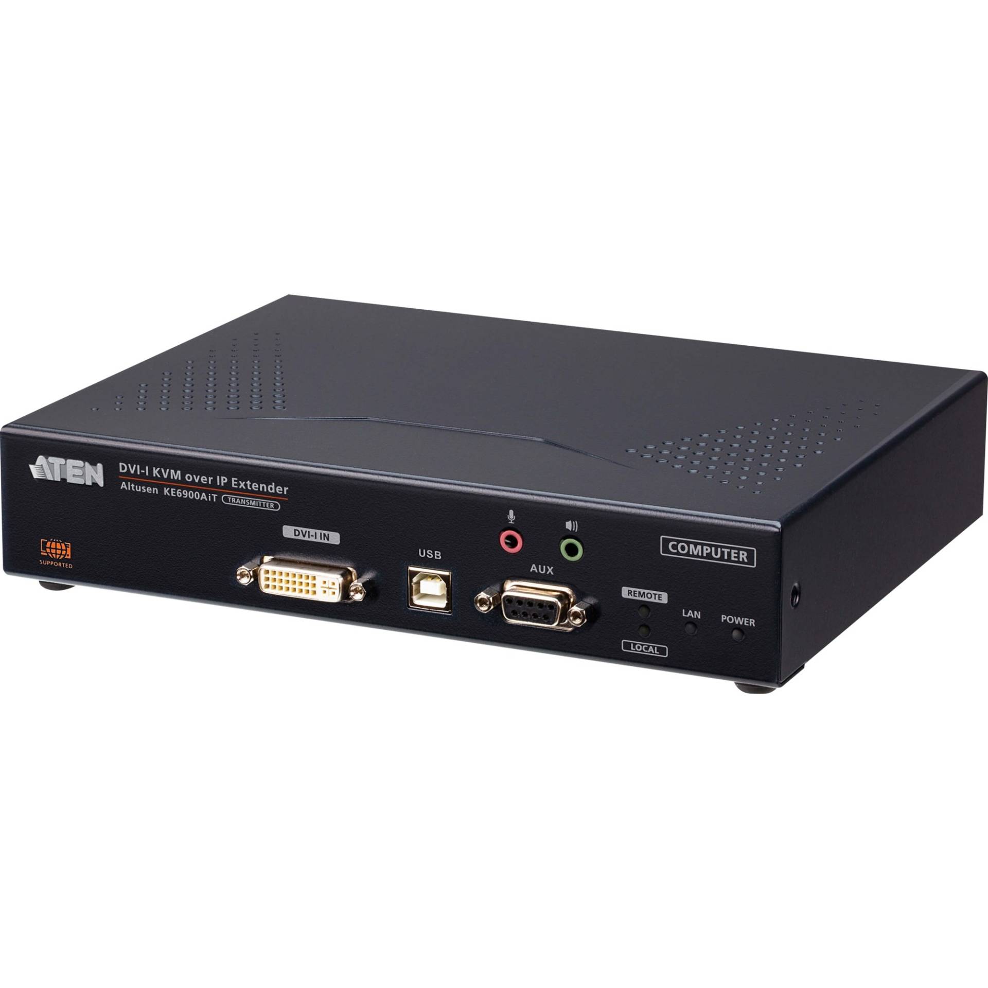 KE6900AiT DVI-I Einzel Display KVM over IP, DVI Erweiterung von Aten