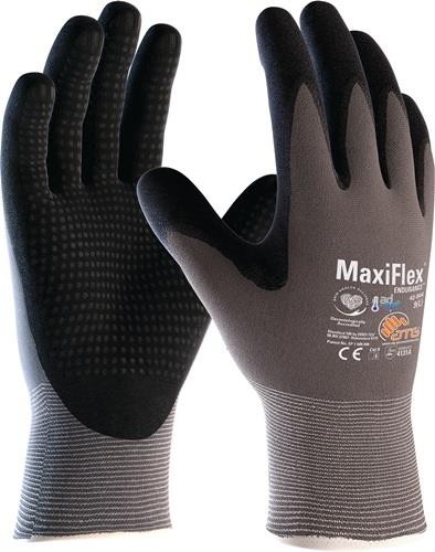 Atg Handschuhe MaxiFlex Endurance with AD-APT 42-844 Gr.8 grau/schwarz 2456-8 von Atg