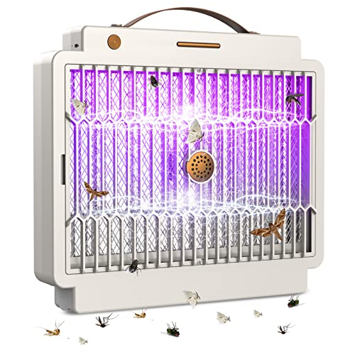 Insektenvernichter Elektrisch, 2024 Aufgerüstet 20W 4300V Stark Elektrischer Mückenlampe mit UV Licht,Keine Giftigen Chemikalien,Wirksam Reduzieren Fliegender Insekten für Küche Garten von Athebalove