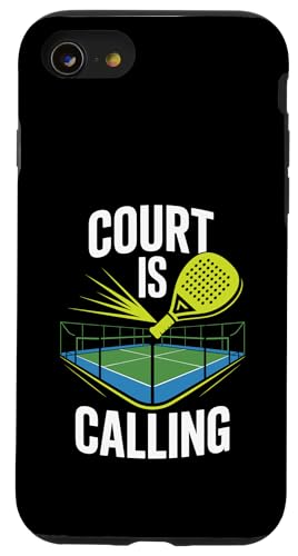 Court ruft Padel Sports Athlete Game Spieler an Hülle für iPhone SE (2020) / 7 / 8 von Athlete Padel Players Gift for Padel Sports Lover