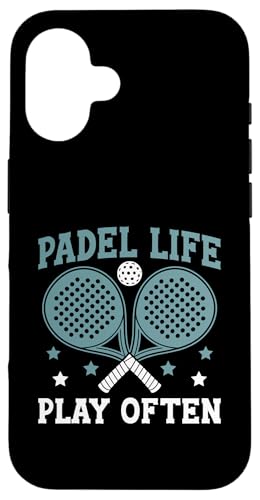 Padel Life Play Oft Padel Sports Athlete Game Spieler Hülle für iPhone 16 Padel Life Play Oft Padel Sports Athlete Game Spieler Hülle für iPhone 16 von Athlete Padel Players Gift for Padel Sports Lover
