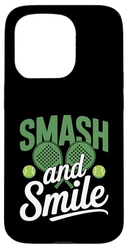 Smash And Smile Padel Sports Athlete Game Spieler Hülle für iPhone 15 Pro Smash And Smile Padel Sports Athlete Game Spieler Hülle für iPhone 15 Pro von Athlete Padel Players Gift for Padel Sports Lover