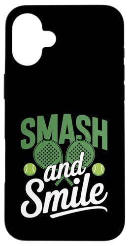 Smash And Smile Padel Sports Athlete Game Spieler Hülle für iPhone 16 Plus Smash And Smile Padel Sports Athlete Game Spieler Hülle für iPhone 16 Plus von Athlete Padel Players Gift for Padel Sports Lover
