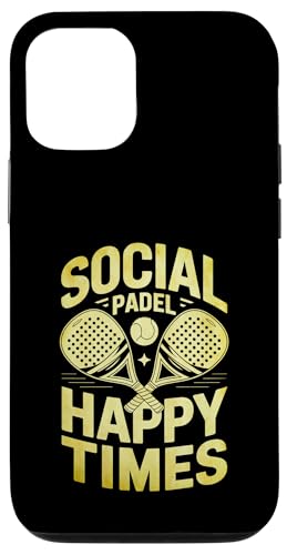 Social Padel Happy Times Padel Sports Athlete Game Spieler Hülle für iPhone 12/12 Pro Social Padel Happy Times Padel Sports Athlete Game Spieler Hülle für iPhone 12/12 Pro von Athlete Padel Players Gift for Padel Sports Lover