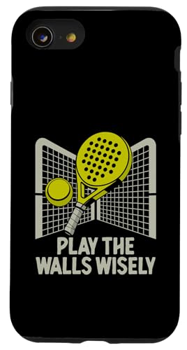 Spielen Sie das Spiel The Walls Wisely Padel Sports Athlete Hülle für iPhone SE (2020) / 7 / 8 von Athlete Padel Players Gift for Padel Sports Lover