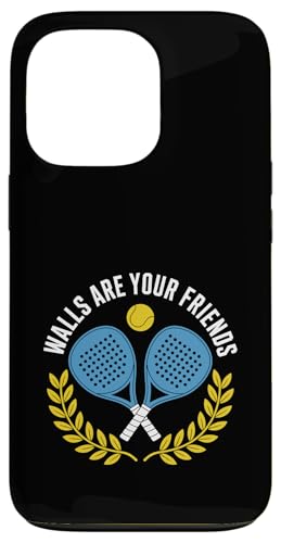 Wände sind deine Freunde, Padelsportler, Gamer Hülle für iPhone 13 Pro von Athlete Padel Players Gift for Padel Sports Lover