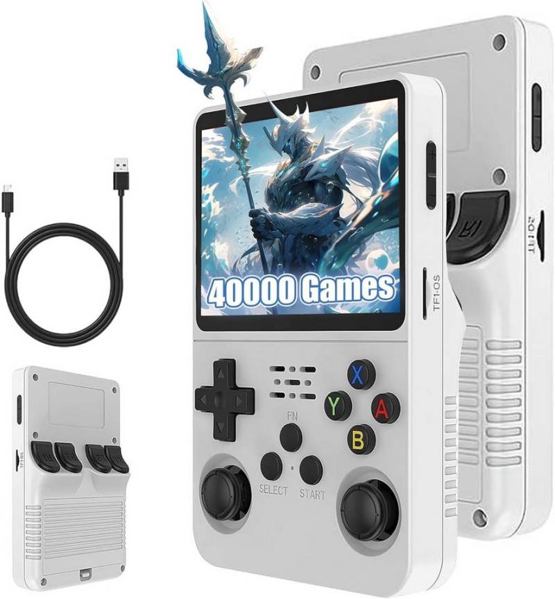 ANBERNIC R36S Retro Handheld Spielkonsole Konsole 40.000 Spiele und Emulatoren, 20 Emulatoren, 40.000 Spiele, 8 Std. Akkulaufzeit von ANBERNIC