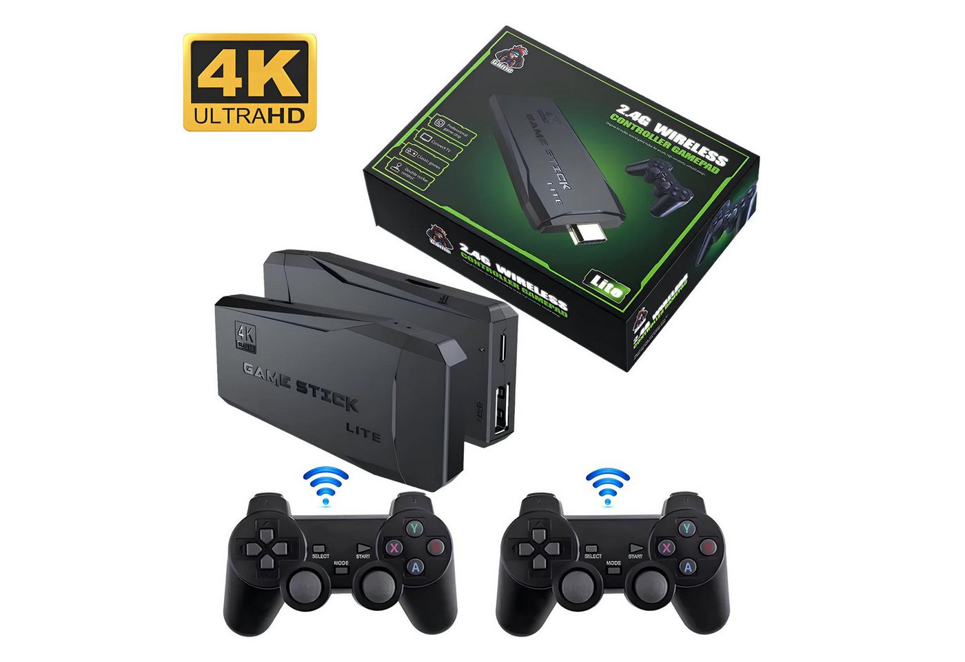 Athlix Retro Konsole Spielkonsole 21.000+ Spiele Plug & Play 2 Controller Athlix Retro Konsole Spielkonsole 21.000+ Spiele Plug & Play 2 Controller von Athlix