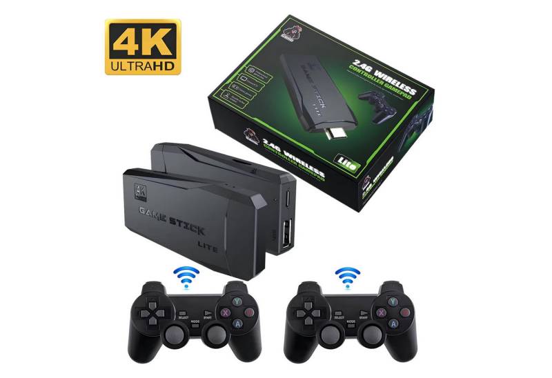 Athlix Retro Konsole Spielkonsole 21.000+ Spiele Plug & Play 2 Controller von Athlix