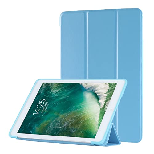 Atiyoo iPad 10.2 Hülle, Slim Stand Hard Back Shell Schutzhülle Smart Cover Case für iPad 10.2 Zoll, Multi-Angle Viewing Cover, 10.2 Zoll Eckschutz iPad Hülle, Himmelblau von Atiyoo