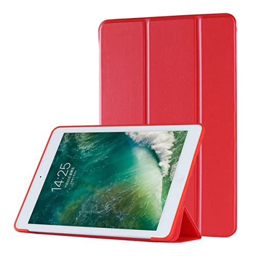 Atiyoo iPad 10.2 Hülle, Slim Stand Hard Back Shell Schutzhülle Smart Cover Case für iPad 10.2 Zoll, Multi-Angle Viewing Cover, 10.2 Zoll Eckschutz iPad Hülle, Rot von Atiyoo