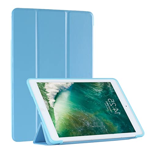 Atiyoo iPad Mini 6 Tablet Hülle, iPad Mini 6 Slim Schutzhülle, iPad Mini 6 Lmitation Leder Silikon Sleeve, für iPad Mini 6. Generation, Himmelblau von Atiyoo