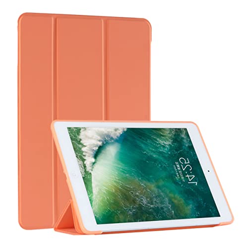 Atiyoo iPad Mini 6 Tablet Hülle, iPad Mini 6 Slim Schutzhülle, iPad Mini 6 Lmitation Leder Silikon Sleeve, für iPad Mini 6. Generation, Orange von Atiyoo