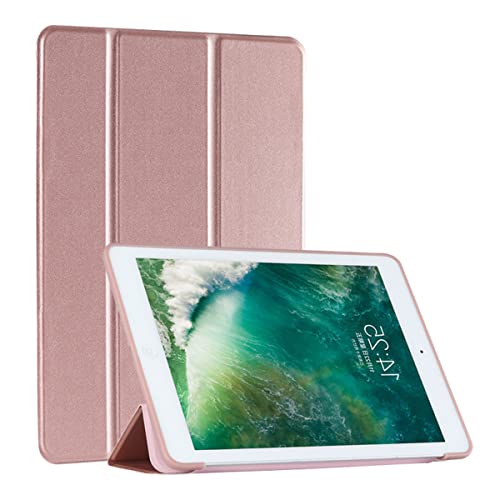 Atiyoo iPad Mini 6 Tablet Hülle, iPad Mini 6 Slim Schutzhülle, iPad Mini 6 Lmitation Leder Silikon Sleeve, für iPad Mini 6. Generation, Rose Gold von Atiyoo