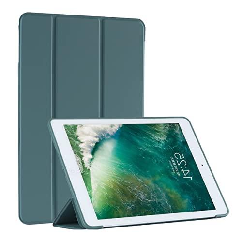 Atiyoo iPad Mini 6 Tablet Hülle, iPad Mini 6 Slim Schutzhülle, iPad Mini 6 Lmitation Leder Silikon Sleeve, für iPad Mini 6th Generation, Dunkelgrün von Atiyoo