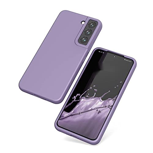 Samsung Galaxy S22 Plus Hülle, weiche, Flexible Silikon-Gel-Gummi-Stoßschutz hülle mit Anti-Fall-Objektiv-Kameraschutz, schlanke, stoßfeste Samsung Galaxy S22 Plus Hülle, Violett-Lila von Atiyoo