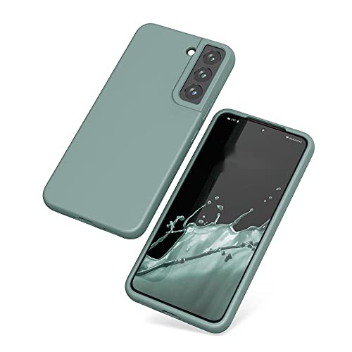 Samsung Galaxy S22 Plus Hülle, weiche, Flexible Silikon-Gel-Gummi-Stoßschutz hülle mit Anti-Fall-Objektiv-Kameraschutz, schlanke, stoßfeste Samsung Galaxy S22 Plus Hülle, Waldgrün von Atiyoo