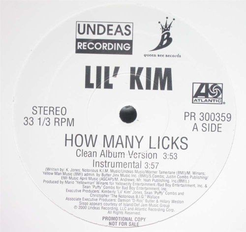 How Many Licks? [Vinyl Maxi-Single] von Atlantic (Warner)