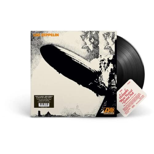 Led Zeppelin - Exclusive Limited Edition Black Colored Vinyl LP w/ Backstage Pass Replica von Atlantic.