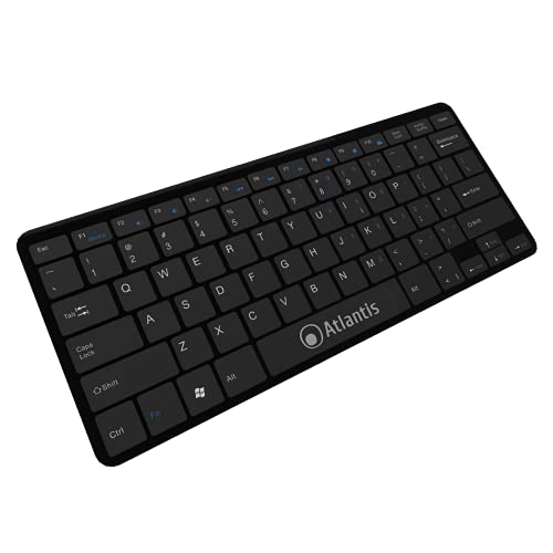 ATLANTIS Argo Ultradünne Tastatur 78 Tasten USB Tasten Chocolate Farbe Schwarz von Atlantis