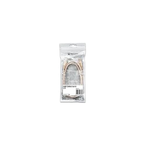 Atlantis Cavo di Rete Cat 6: Cavo di Rete UTP (Patchkabel) Kategorie Cat-6 Lunghezza 1 m P019-LN_6-U-1A Marke von Atlantis