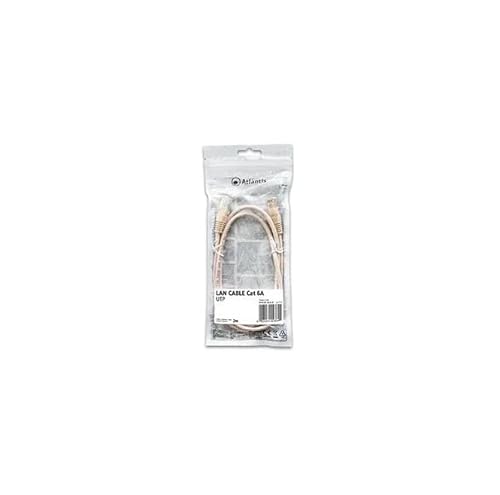Atlantis Cavo di Rete Cat 6A: Netzwerkkabel UTP (Patchkabel) Kategorie Cat-6A Rame Lunghezza 2m P019-LN_6A-U-2C Marke von Atlantis